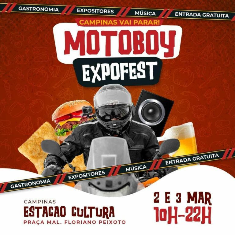 Estação Cultura recebe evento “MotoboyExpofest” neste fim de semana