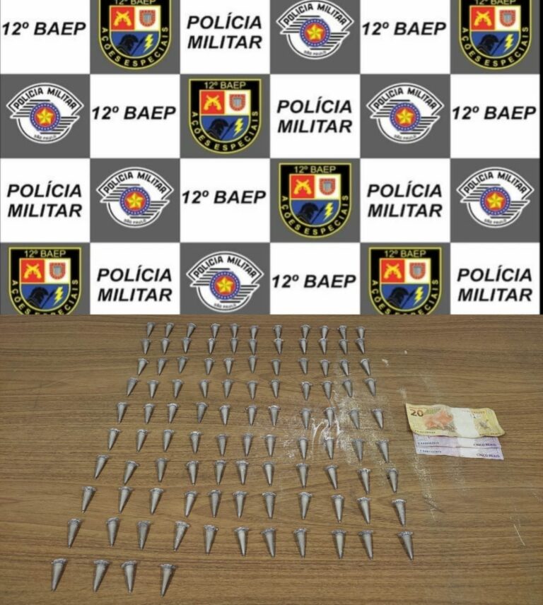 Homem é preso em Araçatuba com grande quantidade de drogas no Água Branca