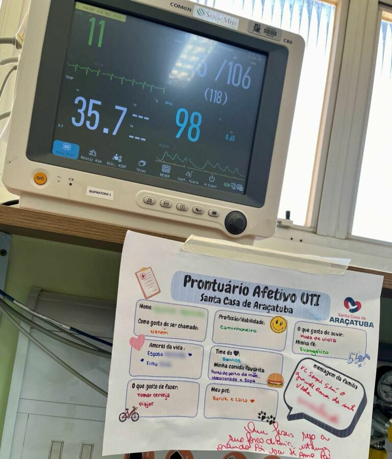 Santa Casa de Araçatuba inova com ‘prontuário afetivo’ publicado em plataforma do Ministério da Saúde