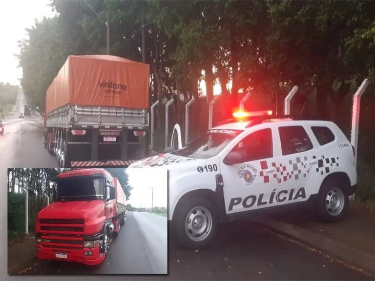 Na noite desta terça, motociclista de 59 anos colide contra carreta estacionada e morre