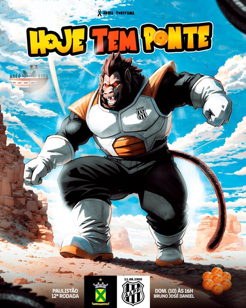 Homenagem da Ponte ao criador de Dragon Ball
