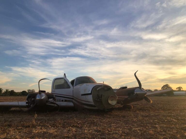 Polícia Federal inicia investigação preliminar sobre aeronave abandonada em Birigui