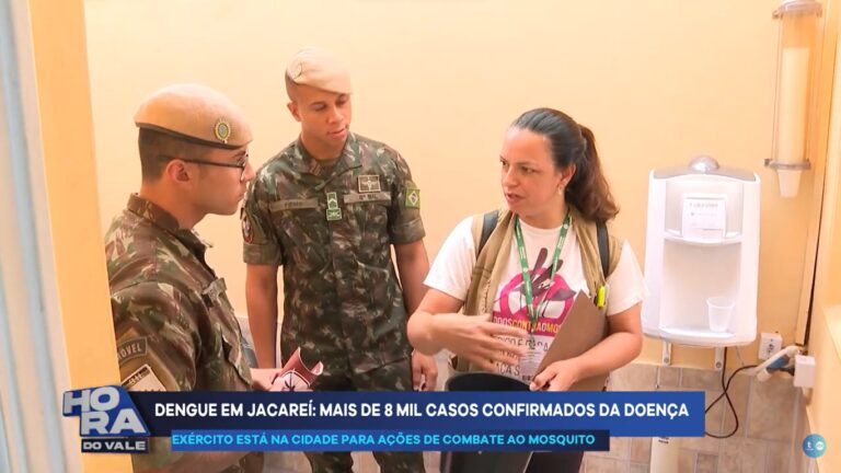 Exército reforça ações de combate à dengue em Jacareí
