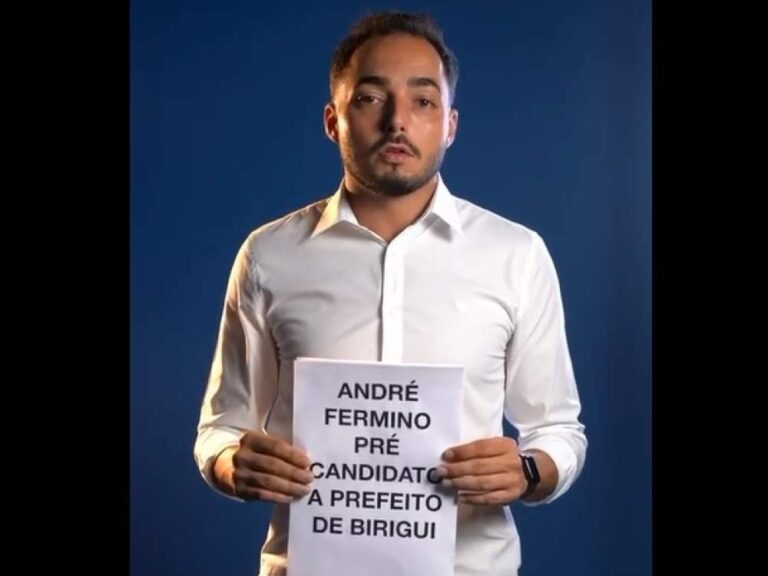 Vereador André Fermino anuncia pré-candidatura à prefeitura de Birigui