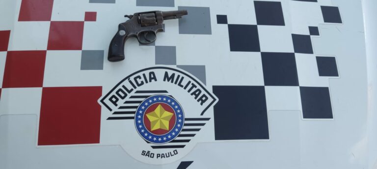 Polícia Militar apreende arma de fogo encontrada em Birigui