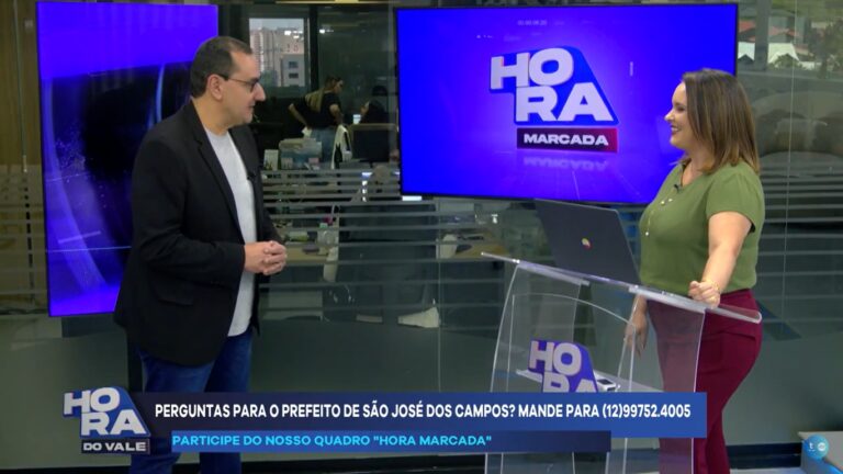 Prefeito de São José participa do primeiro "Hora Marcada"