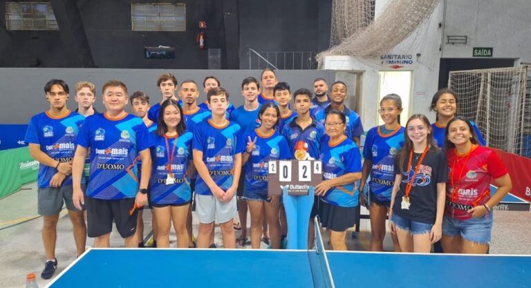 Equipe de Araçatuba se destaca na competição de tênis de mesa da Liga Oeste Paulista