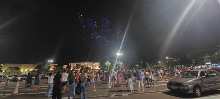 Parque Dom Pedro celebra 22 anos com show de drones