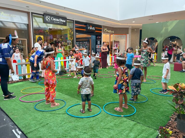 Clubinho do Praça tem programação gratuita de Páscoa no Shopping Praça Nova