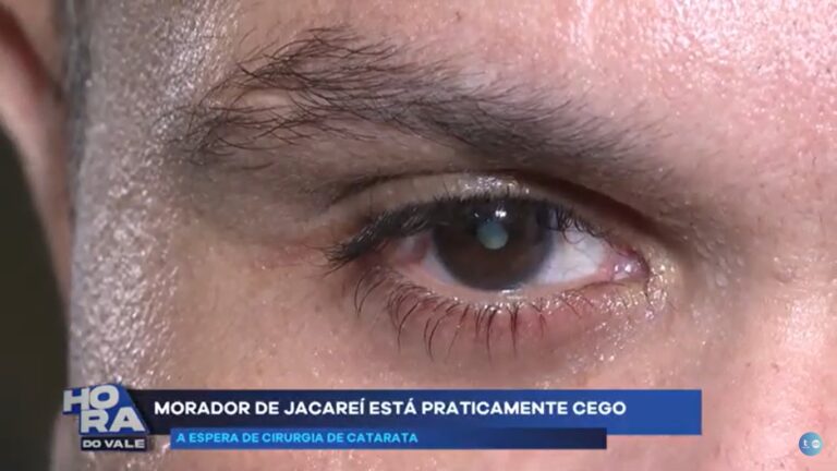 Morador de Jacareí espera cirurgia de catarata há um ano
