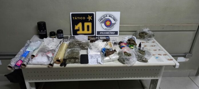 Suspeito de tráfico é preso com quase 2,5 kg de drogas