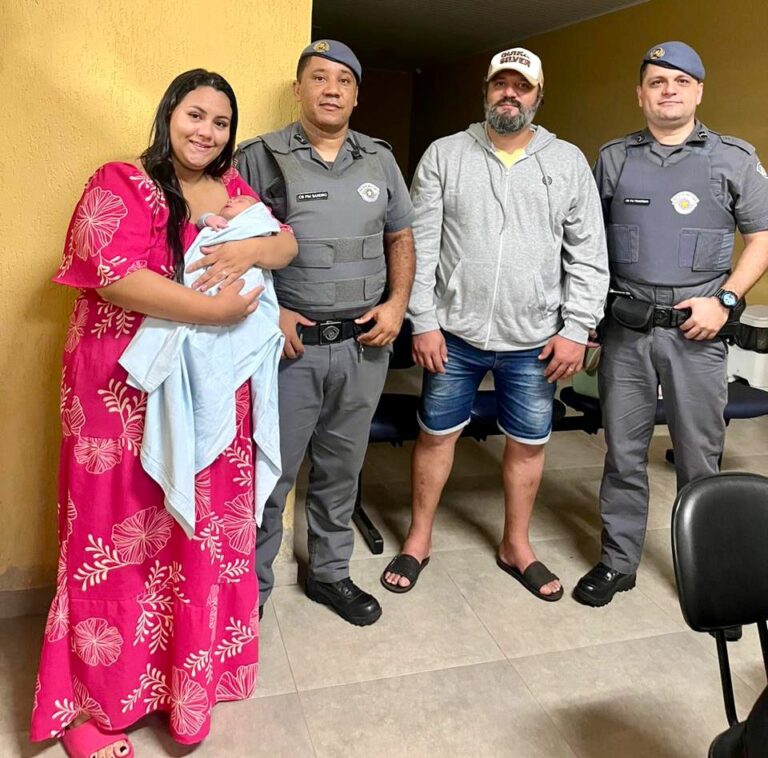 Policiais salvam recém nascido engasgado em Mirandópolis