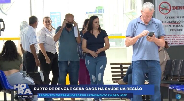 Hospitais de São José ficam lotados com casos de dengue