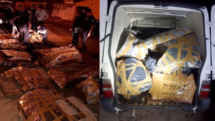 Os GCMs encontraram em uma casa em Limeira, diversas peças embaladas para venda, além de nota fiscais e outras anotações.