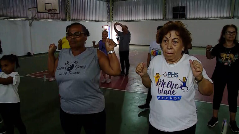 Para atender os participantes a prefeitura de Hortolândia instalou novas tendas