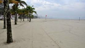 Corpo em decomposição é achado em orla da praia de Santos