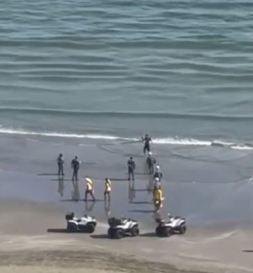 Ladrão foge pelo mar após ser localizado por rastreador de celular furtado em São Vicente