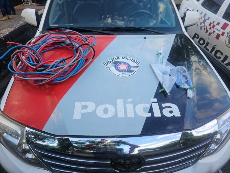 Dois homens são presos por furto de fios elétricos em Ilha Solteira