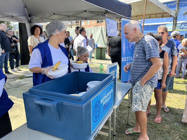Guarujá fornece 77 mil refeições mensais a R$ 1,00