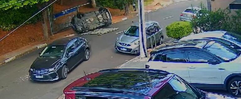 Circuito flagra capotamento em Campinas