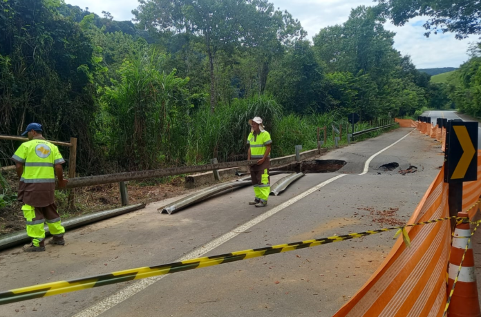 DER-Rod-Álvaro-Brasil-Filho Rodovia que dá acesso a 4 cidades segue interditada até sábado na região
