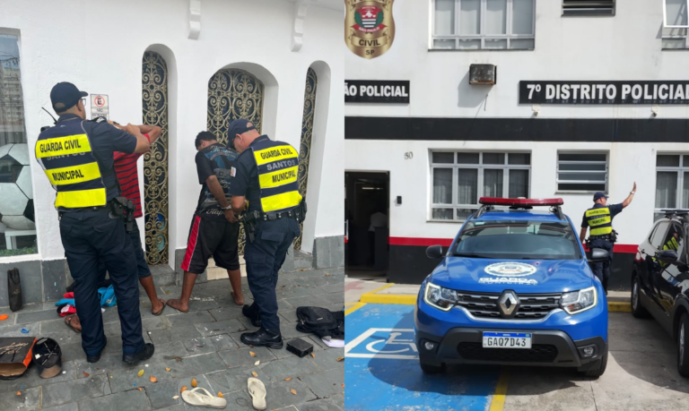 GCM prende dupla do assalto à comércio em Santos