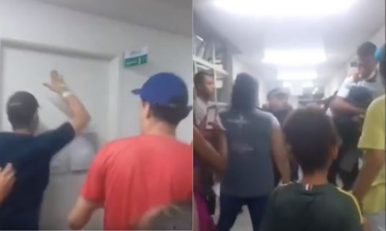 “Teve até mata leão”: Pacientes revoltados causam confusão em UPA e batem em guardas; VÍDEO