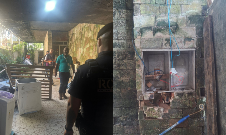 “Não queria pagar conta”: Dono de ferro velho é preso por furto de energia e desvio hidráulico