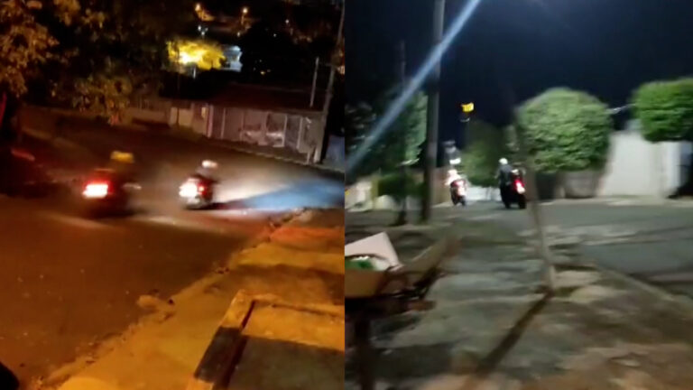 Motociclista é perseguido em círculos pela PM; veja vídeo