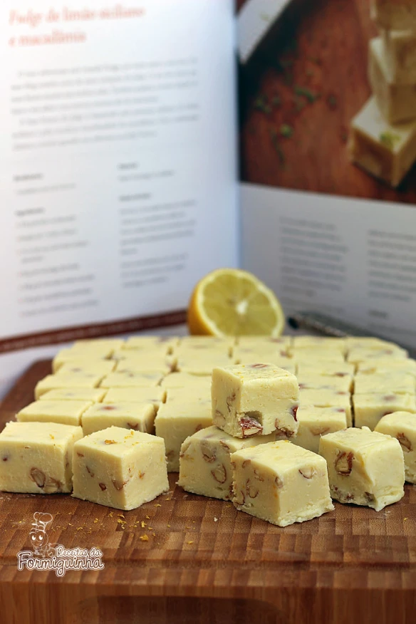 Saiba como fazer um fudge de limão siciliano com frutas vermelhas