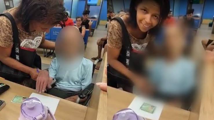 Mulher leva cadáver em cadeira de rodas a banco para sacar empréstimo no Rio