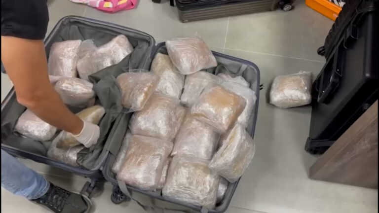 Passageira abandona bagagem com 30kg de drogas em Viracopos; veja