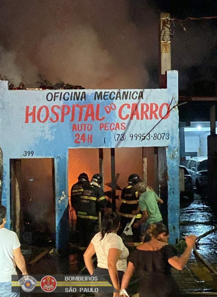 oficina mecânica ilhabela pega fogo