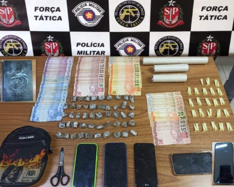 Jovens são presos em Araçatuba por tráfico de drogas