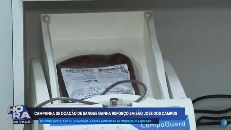 Campanha ajuda a aumentar estoque de plaquetas em São José