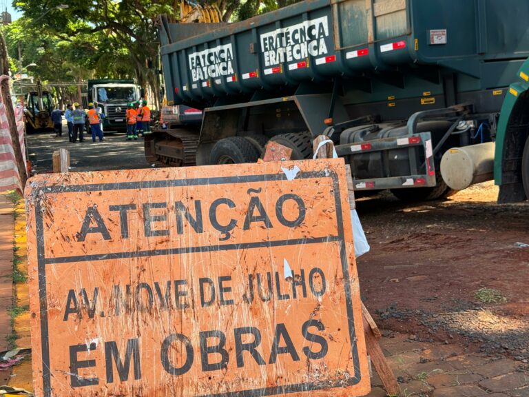 Cruzamento da Nove de Julho com a Floriano Peixoto será interditado a partir de amanhã; confira a rota alternativa