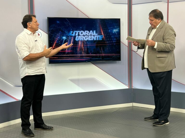 Giacomo Pinott, representante da Vila dos Carros, comenta sobre nova unidade na Praia Grande em participação ao ‘Litoral Urgente’