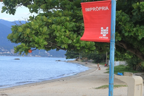 praias impróprias para banho litoral norte