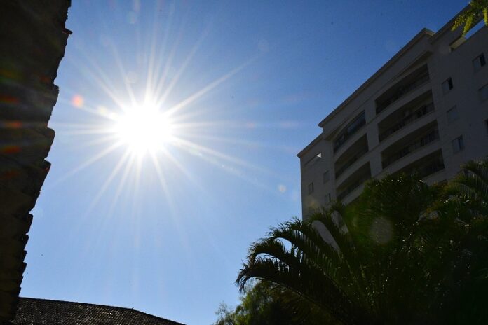 temperaturas passam os 30ºC na região