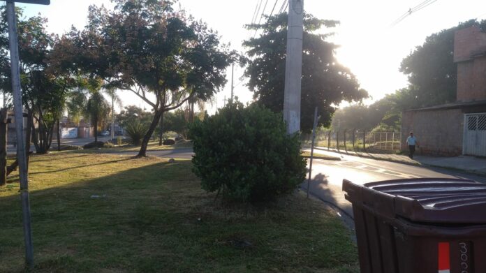 O Pai de uma das crianças que acionou os policiais militares ao perceceber que o suspeito estava tentando se aproveitar das crianças.