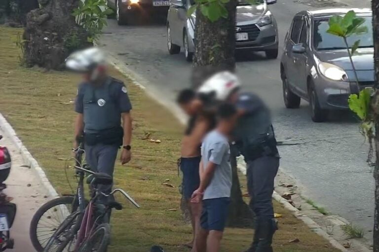 “Dia do Trabalho”: Menores de idade são apreendidos após roubo de corrente de ouro em São Vicente