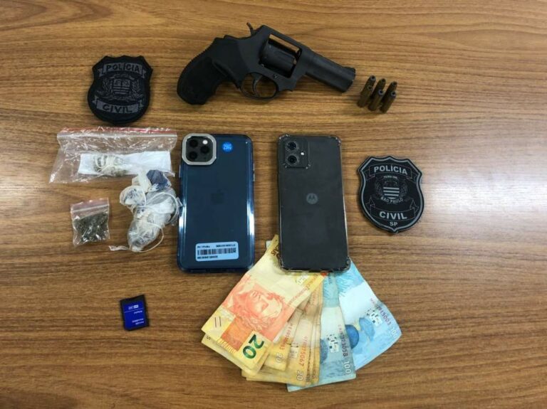 Polícia prende suposto líder do tráfico com arma em Araçatuba