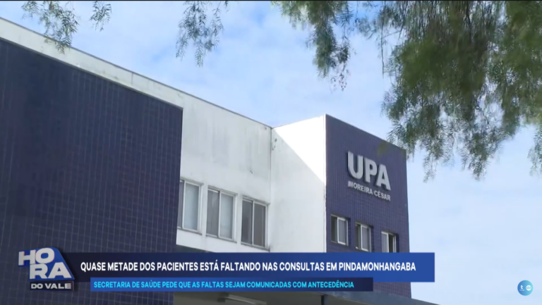 Faltas em consultas médicas afetam agendamento em Pindamonhangaba