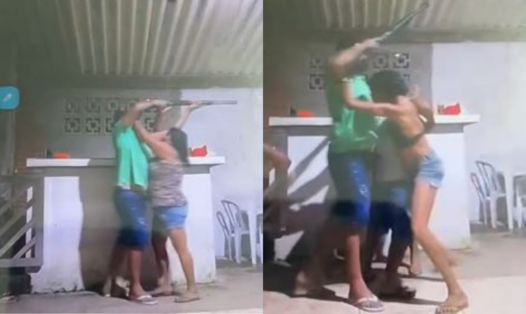 Dupla suspeita de matar homem à facadas em bar do litoral é identificada; VÍDEO