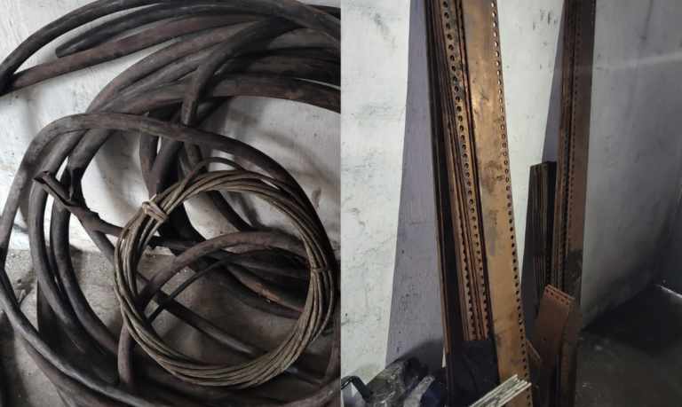 “Gangue do cobre”: Cinco criminosos são presos após roubarem 338 quilos do material em Cubatão