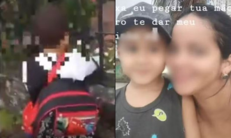 Vídeo gravado por mãe que tirou o filho à força da avó mostra o garoto dizendo querer ficar com ela