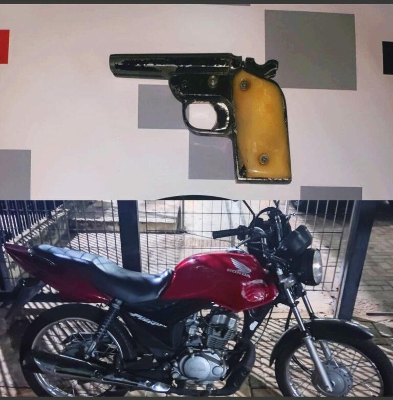 Dupla é detida após abandono de moto furtada em Araçatuba
