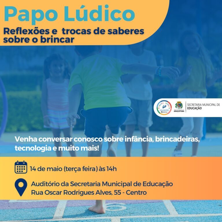 Programa da Primeira Infância promove roda de conversa sobre Dia do Brincar