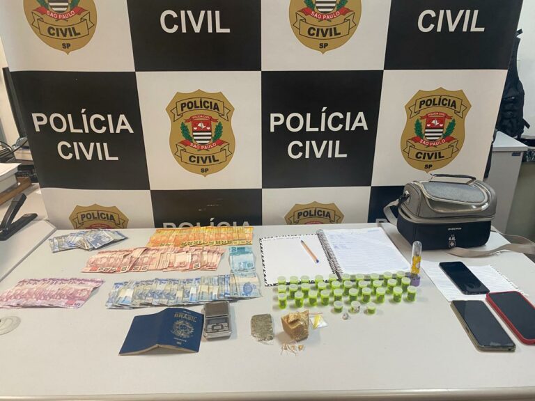 Polícia civil prende 3 pessoas envolvidas com tráfico de drogas em Santos e São Vicente