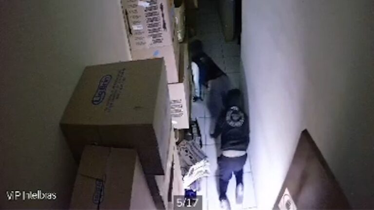 Criminosos invadem loja e furtam cofre durante a madrugada em Campinas